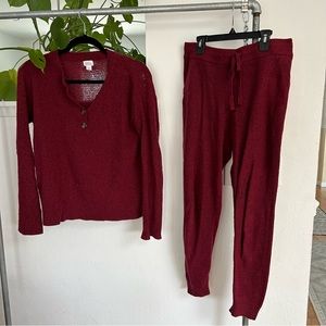 Stars sweater lingerie lounge PJ pajama set Christmas holiday bundle xs M KRN